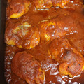 El cooksnap de Fran cuando hizo Pollo al horno con tomate, soja y miel.