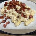 Cooksnap dari ekitchen untuk resep Guilty Creamy Pasta with Crispy Bacon