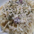 Cooksnap dari Azizah Ira untuk resep Fettuccine Carbonara (super creamy)