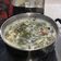 Cooksnap Muhammad Ar-Rauf Mohd.Yunus semasa beliau membuat 8:3:23 - Jantung pisang masak lemak bersama daun selasih.