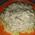 tracey.mallinger's cooksnap of when they made Hamburger Stroganoff.