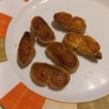 El cooksnap de Andrea Mouras cuando hizo Palmeritas con masa de tarta.