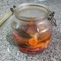 El cooksnap de Carlos Manzano cuando hizo Escabeche de zanahoria, cebolla y berenjena.