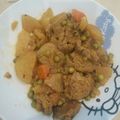 El cooksnap de Agata cuando hizo Seitán estofado (veggie).