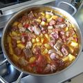 El cooksnap de Jaime cuando hizo Costillas adobadas con patatas y arroz.