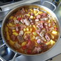 El cooksnap de Jaime cuando hizo Costillas adobadas con patatas y arroz.