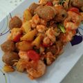Cooksnap dari Novi Herawati untuk resep Udang Bakso Kentang Rica