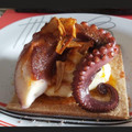 El cooksnap de Elena montiel martinez cuando hizo Montadito de pulpo con puré de patata en hojaldre.