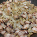El cooksnap de Empar cuando hizo Sartén de habitas con chipirones 🦑.