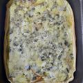 El cooksnap de anahi bouzon cuando hizo Tarta de peras y roquefort.