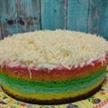 Cooksnap dari anggyarani untuk resep Resep Rainbow Cake Kukus Cantik Mudah Dibuat