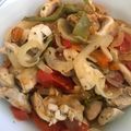 El cooksnap de Veronica cuando hizo Fajitas de res (Tampiqueña).