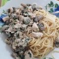 El cooksnap de Mariela Retamozo Cortez cuando hizo Pollo con champiñón y crema ♡.