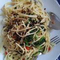 Cooksnap dari Emyyy untuk resep Spaghetti Aglio e Olio Bayam