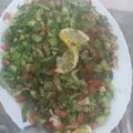 صورة من سحابة امل، شاركها بعد تجربة وصفة سلطه بالفلفل والبقدونس