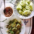 รูป Cooksnap ของ คน Rayong เมื่อเขาทำ น้ำพริกกะปิ ไข่เจียวชะอม ปลาทูทอด