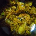 Preet malhotra का कुकस्नैप जब उन्होंने सूखी अरबी की सब्जी (sukhi arbi ki sabzi recipe in Hindi) बनाया था।