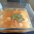 El cooksnap de Lidia Tsukishiro cuando hizo Sopa de Poro y Papa.