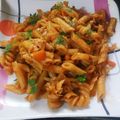 Kavita Sukhani का कुकस्नैप जब उन्होंने ￰रेड सॉस पास्ता (red Sauce Pasta recipe in hindi) बनाया था।