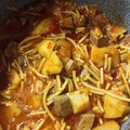El cooksnap de Ana Maria Capel cuando hizo Cazuela de atún rojo fresco, con fideos negros y patatas.