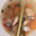 Cooksnap dari Wahyu Lestari untuk resep Menu Trimester 1 kehamilan, Sop ikan salmon