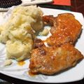 El cooksnap de Mel Pericles cuando hizo Carré de cerdo con salsa barbacoa.