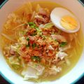 Cooksnap dari Heramesayu Noviari untuk resep Resep soto ayam bening kuning ala mamicay