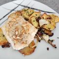 El cooksnap de Thorfinn cuando hizo Bacalao con patatas y cebolla en Airfryer Cosori.