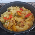 El cooksnap de Marisol Galan cuando hizo Patatas a lo pobre.