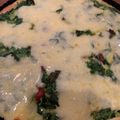 El cooksnap de Fiorella Guerrero cuando hizo Tarta de espinaca y queso.