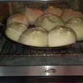 El cooksnap de Mónica Santa Cruz cuando hizo Pan Casero, bien livianito!!.