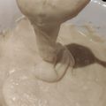 El cooksnap de Damaris Lobo cuando hizo ALIGOT (puré de papa con queso).