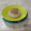 Cooksnap dari Jenny Caswara untuk resep Beras Ketan kukus 2 topping (susu keju & kelapa parut manis)