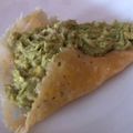 il Maria Rosa Stancampiano quando ha preparato Cialda di parmigiano con pesto di pistacchi