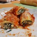 El cooksnap de Gabriela Vuillermoz cuando hizo Canelones de espinaca y ricota con salsa blanca.