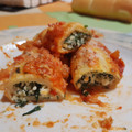 El cooksnap de Gabriela Vuillermoz cuando hizo Canelones de espinaca y ricota con salsa blanca.