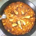 El cooksnap de Marc Monterde cuando hizo Paella de Bacalao, Cebolla y Patata.