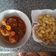 El cooksnap de noelia cuando hizo Albóndigas aromatizadas a la albahaca con salsa americana.