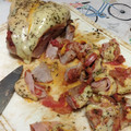 El cooksnap de Patricia Nuñez cuando hizo Matambrito de cerdo a la Pizza a la plancheta.