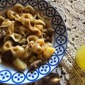 El cooksnap de Magalí Luciana cuando hizo Guiso de fideos moñitos.