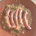 El cooksnap de Sara García Ramajo cuando hizo Salchichas frescas encebolladas.