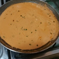 El cooksnap de mariel Alegre cuando hizo Salsa Crema Caprese.