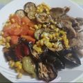 Cooksnap από dcroula στη συνταγή Σαλάτα ζεστή - λαχανικά ψητά στο σχαροτήγανο