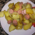 El cooksnap de Sara PA cuando hizo Salchipapas.
