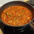 El cooksnap de Jesús Ruiz cuando hizo Wok de garbanzos con pulpo y verduras.
