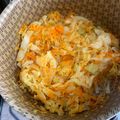 Cooksnap de Flávia quando cozinhou Repolho refogado com cenoura na manteiga.