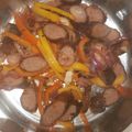 Coretta Kai's cooksnap of when they made Sausage and onion salad.