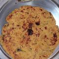Namita jain का कुकस्नैप जब उन्होंने मक्का मेथी का पराठा(makka methi paratha recipe in hindi) बनाया था।