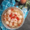Cooksnap dari Berlian Soewandono untuk resep Asinan Rambutan Dan Nanas