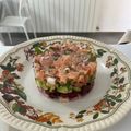 El cooksnap de Jesús Martínez cuando hizo Tartar de salmón ahumado y remolacha.